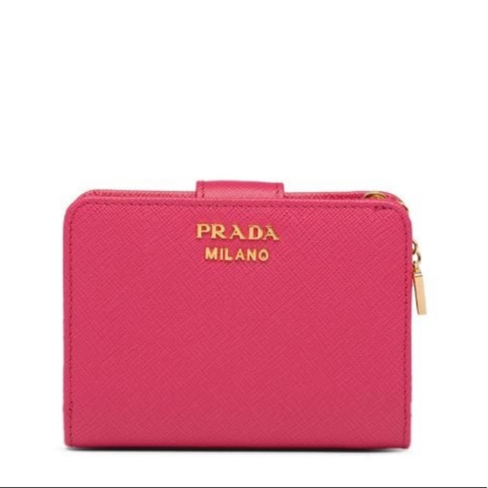 Pink Prada Wallet